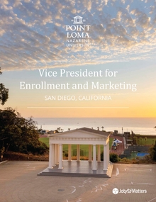 Point Loma Nazarene University VP for Enrollment and Marketing