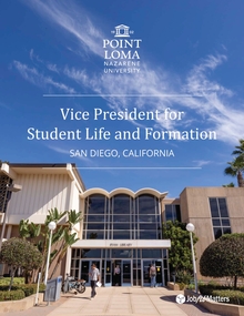 Point Loma Nazarene University VP for Student Life and Formation