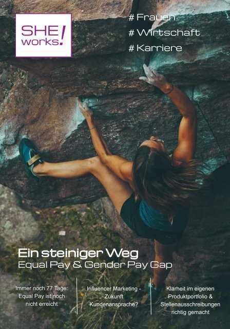 Titelblatt des Magazins She Works!