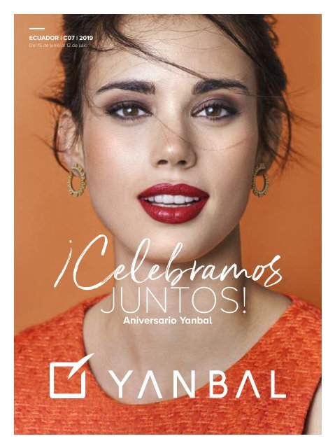 Portada de cat&aacute;logo Yanbal