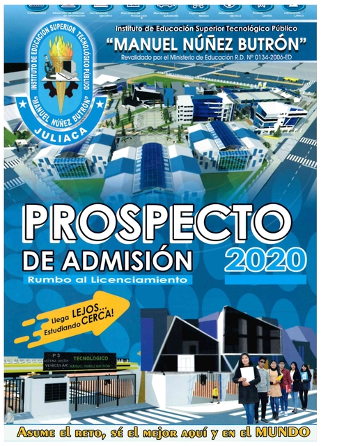 Portada de prospecto de admisi&oacute;n