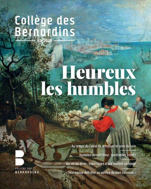 Couverture du magazine Coll&egrave;ge des Bernardins
