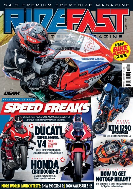 Cover of Ride Fast magazine