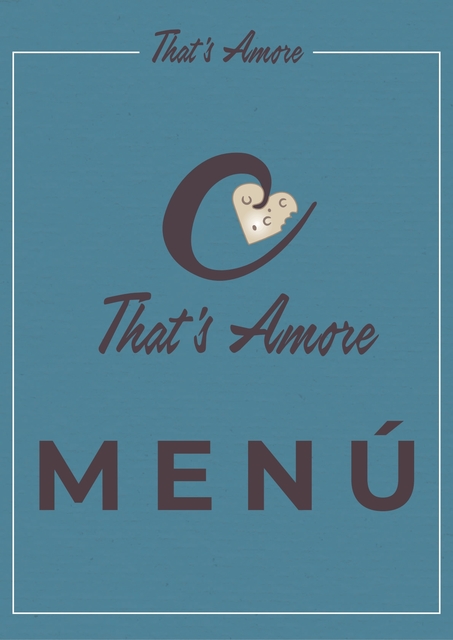 Copertina del men&ugrave; del ristorante That's Amore