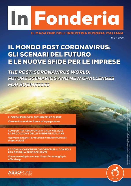 Copertina del magazine In Fonderia