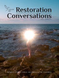 Restoration Conversations magazine- Summer 2022