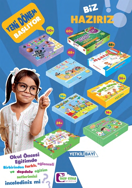 Bir &ccedil;ocuk katalogunun kapak sayfası