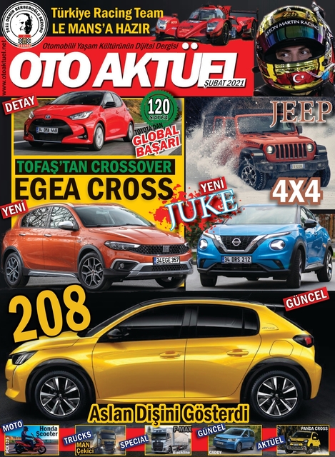 Bir otomobil dergisinin kapak sayfası