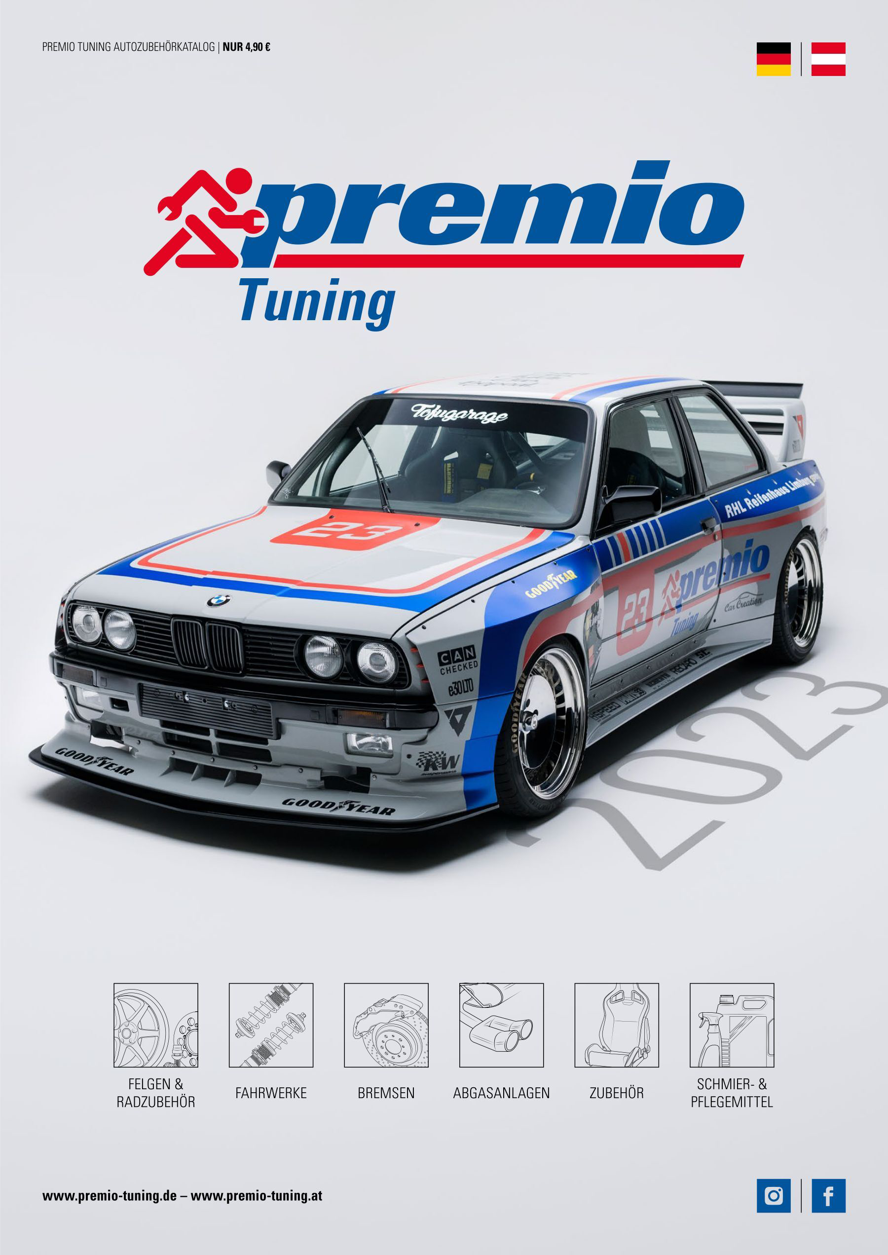 Titelblatt des Premio Tuning Katalogs