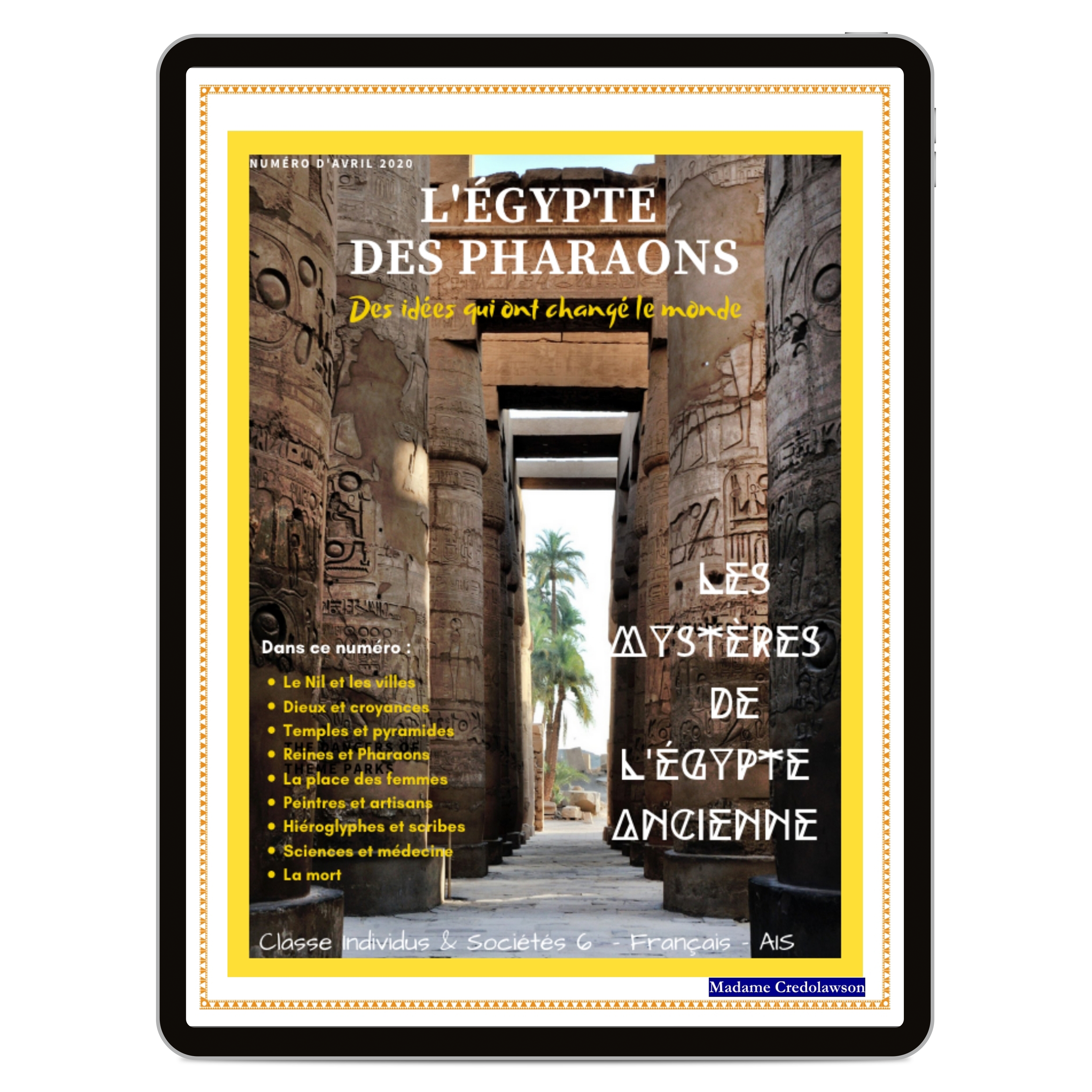 Couverture du magazine L'&Eacute;gypte des Pharaons