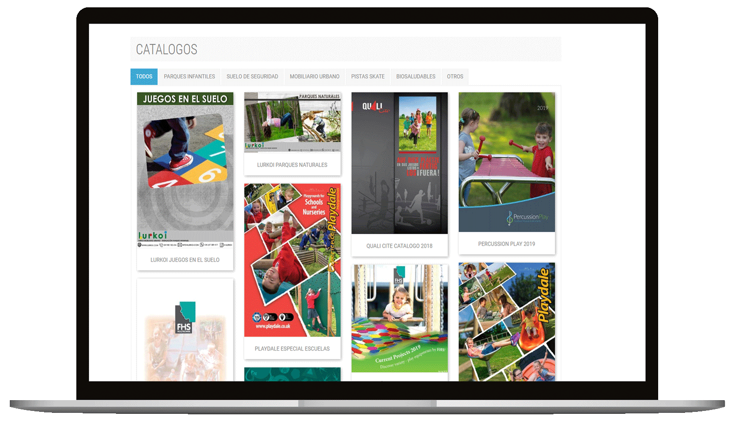 Webkiosk con cat&aacute;logos