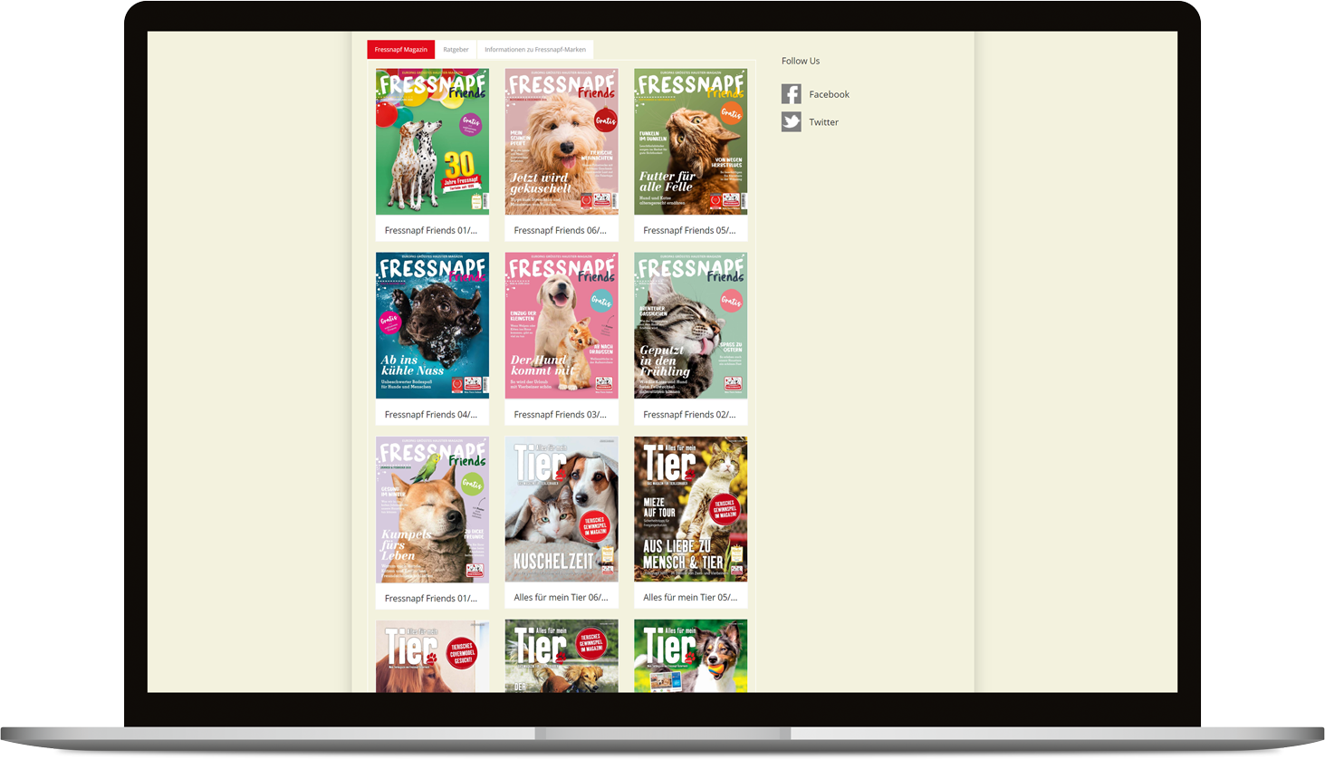 Webkiosk Fressnapf
